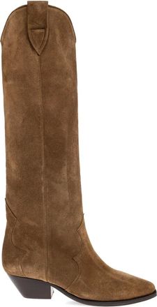 Isabel Marant Stivali Denvee a punta - Marrone