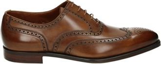 Crockett & Jones Elegante Cognac Business Schoenen - Heren - Nette schoenen - Bruin - 42 1/2 EU - Leer - Schoenen