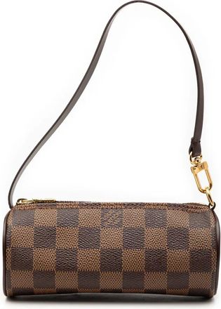 Louis Vuitton Pochette Papillon in tela Damier Eb&egrave;ne 1990-2020 - Marrone