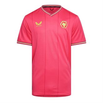 Castore Wolves-keepersshirt voor heren (Bietenwortel Paars)