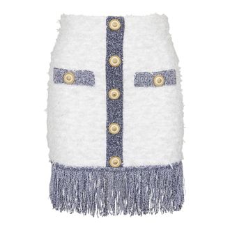 Balmain Mujer, Faldas, Blanco, Talla: S