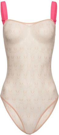 Pinko Badpak uit &eacute;&eacute;n stuk - Dames - Badpakken - Beige - L - Badmode