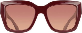 Ferragamo Burgundy Gradient Square Ladies Sunglasses SF2083SE 606 55