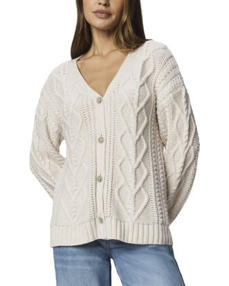 Splendid Harlow Hearts Wool-Blend Cardigan