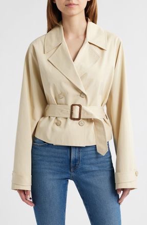 Frame Denim The Uniform Short Trench Coat at Nordstrom Rack, Size X-Large