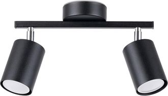 OEM L&aacute;mpara De Techo Skyfire 2 Gu10 Negra Lumilo 11.195.27