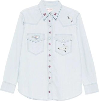 Filson Denim Shirt - Dames - Spijkeroverhemden - Blauw - S - Denim - Overhemden