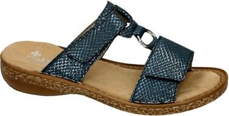 Rieker Schoenen, Dames, Blauw, 38 EU, Leer, Mussurana Royal