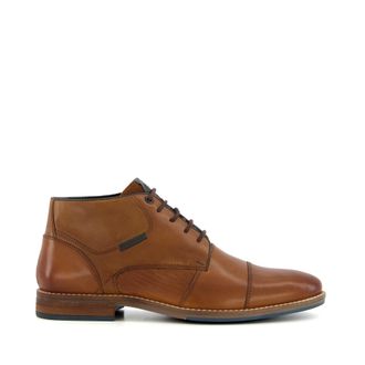 Dune London Mens CHIPPY Toe Cap Chukka Boots - Tan Leather (archived) - Size UK 8