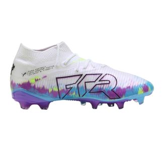 Puma Future 8 voetbalschoenen voor dames, geschikt voor kunstgras (Wit, Groen, Zwart)