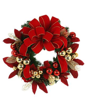 Creative Displays Inc. 26In Christmas Wreath With Ornaments