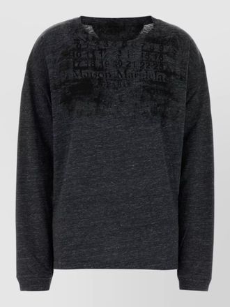Maison Margiela cotton t shirt graphic print long sleeves