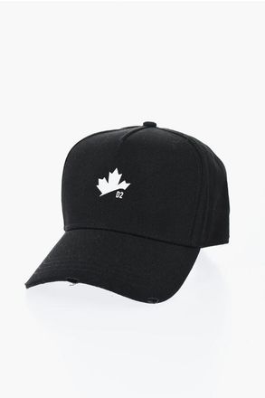 Dsquared2 Solid Color Cap with Contrasting Detail size Unica