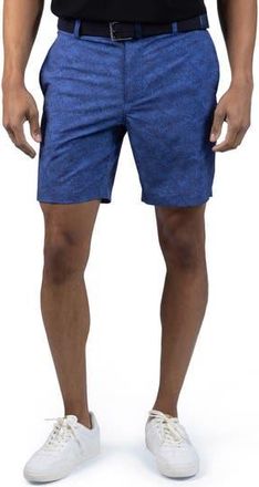 Tailorbyrd Print Performance Shorts in Denim at Nordstrom Rack, Size 32