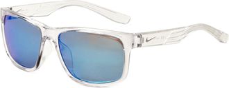 Nike Mens 59 mm White Sunglasses