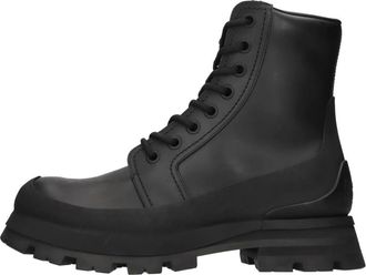 Alexander McQueen Beatles Leren Enkellaarsjes - Dames - Schoenen - Zwart - Maat: 41 EU Leer