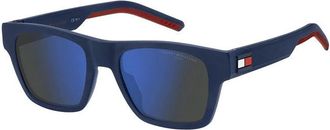 Tommy Hilfiger Blue Multilayer Square Mens Sunglasses TH 1975/S 0FLL/ZS 51