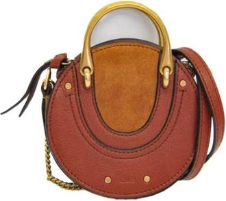 Chlo&eacute; Pre-owned Mini Leren Schoudertas - Dames - Vintage Mini Tas - Bruin - ONE Size - Leer - Vintage
