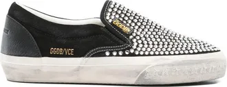 Golden Goose VCE Crystal-embellished Slip-on Sneakers