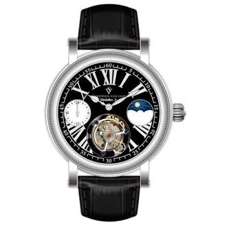 Christian Van Sant Tourbillon X Limited Edition Black Dial Mens Watch CV0998