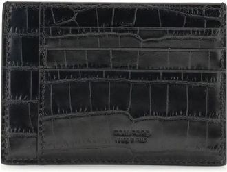 Tom Ford Black Calf Leather Bos Taurus Mens Wallet