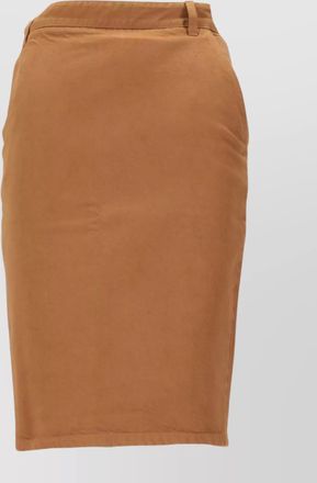 Saint Laurent high waist skirt back slit