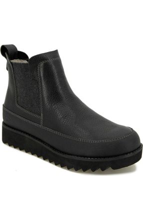 Jambu Womens Jambu Gabby Boots Black Leather Waterproof Round Toe Chelsea ZAP1079