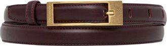Anine Bing Elly Belt Smooth Leather - Dames - Accessoires - Rood - Maat: Xs/S Leer