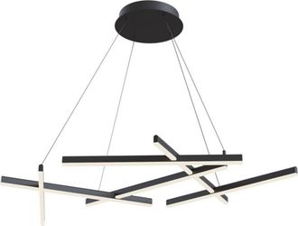 Maytoni Höhenverstellbare LED-Hängelampe Line Black ø 101 cm