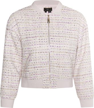 Faina Boucle blouson Dames Lavendel veelkleurig