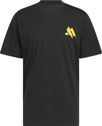 adidas Trae Icons Graphic T-Shirt Black Yellow IL9479