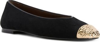 Giuseppe Zanotti Ballerine Georgia in pelle scamosciata - Nero