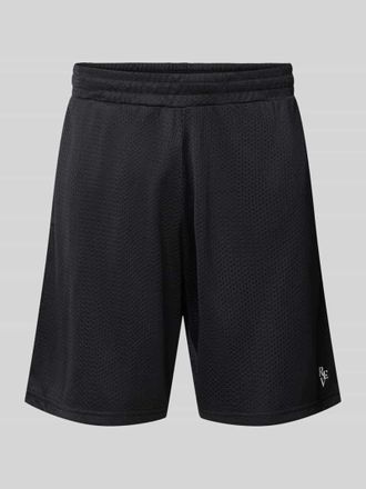 Review Shorts aus Mesh mit Logo-Print in Black, Gr&ouml;&szlig;e XXL