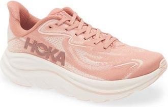 Hoka One One Clifton 10 Running Shoe in Blush /Rose Latte at Nordstrom, Size 8.5
