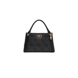 Guess Handbags, female, Black, Size: ONE SIZE Karnilla Logo Satchel