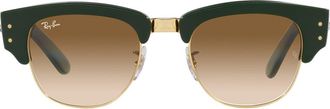 Ray-Ban 50MM MEGA CLUBMASTER SQUARE in Green at Nordstrom
