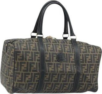 Fendi Pre-owned Weekend Bags, female, Black, Size: ONE SIZE Pre-owned Vintage Boston Bag