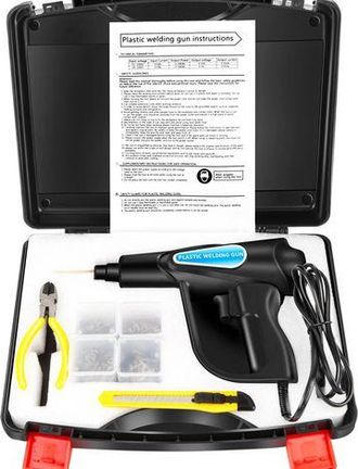 OEM Soldador, 4 Tipos De Grapas, Luz Led, Negro