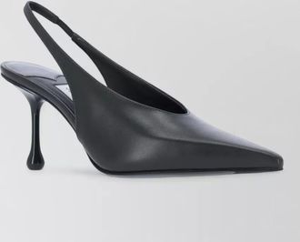 Jimmy Choo London high heel slingback pumps pointed toe leather