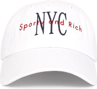 Sporty & Rich Cappello da baseball NY Minute - Bianco