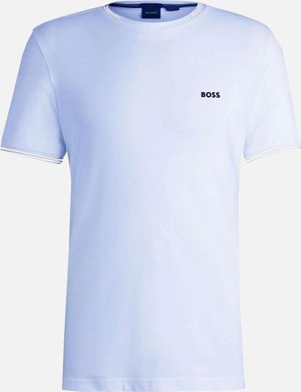 HUGO BOSS Mens Hugo Boss Mens Pale Blue Regular Fit Taul T-shirt. - Size: 42