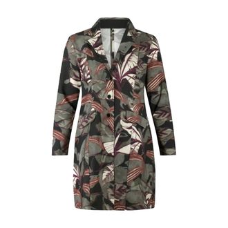 Plus Basics Dames, Mantels, Veelkleurig, Maat: 4XL