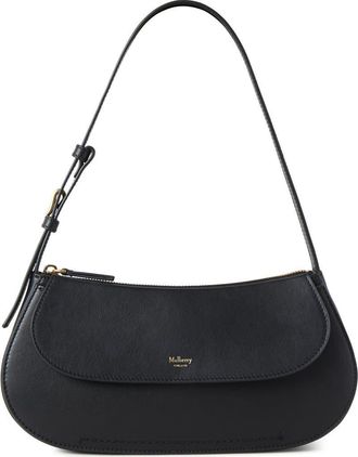 Mulberry Clovelly Leather Shoulder Bag in Black at Nordstrom