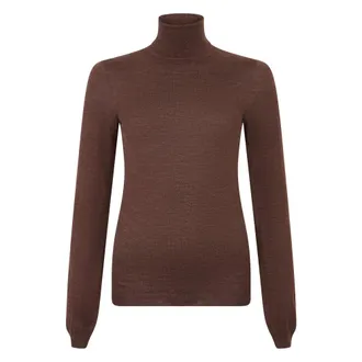 Maison Margiela Dames, Truien, Bruin, Maat: S Zijde
