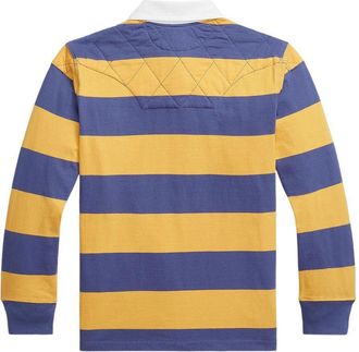 Polo Ralph Lauren Boys Kids Polo Shirt With Striped Design Multicolore Cotton T-shirts And Polos