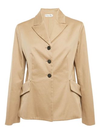Dior Blazer monopetto in gabardine - Toni neutri