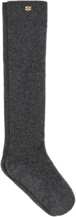 Ganni Wool Yak Mix High Socks