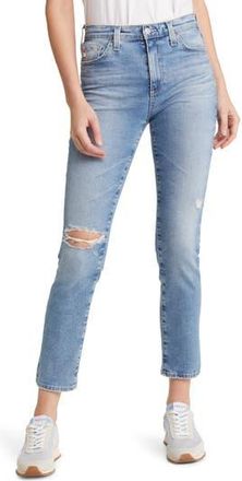 AG - Adriano Goldschmied Mari High Waist Crop Straight Leg Jeans in 18 Years Santa Fe at Nordstrom Rack, Size 29