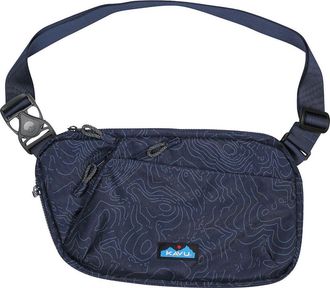Kavu Roam Sling Bag in Navy Topo at Nordstrom