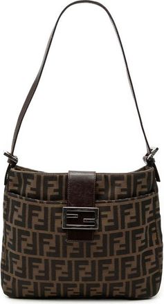 Fendi Pre-owned Fendi Zucca Canvas Shoulder Bag Ladies IIKWF6JBZPB90SRO